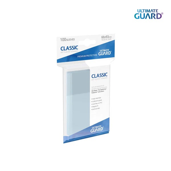 Ultimate Guard Sleeves Standard Size Transparent 01