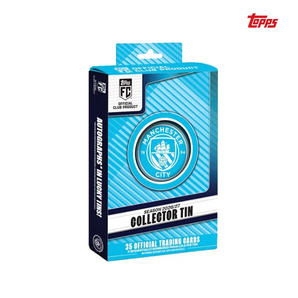 Topps Manchester City Collector Tin 2026-27 1